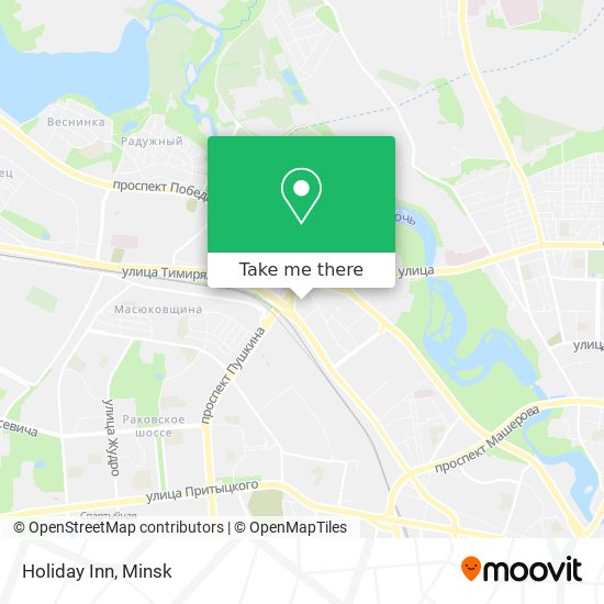 Holiday Inn map