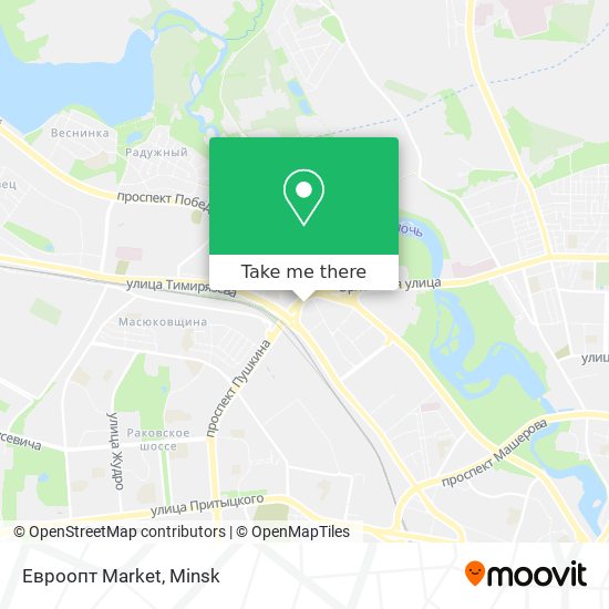 Евроопт Market map
