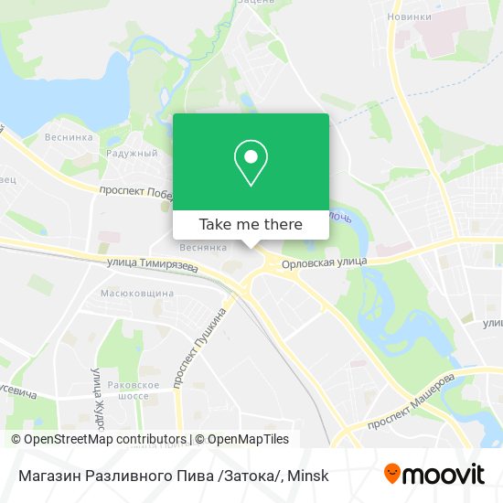 Магазин Разливного Пива /Затока/ map