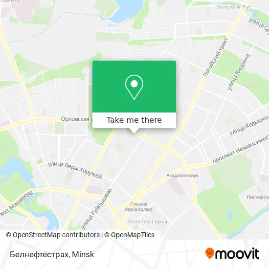 Белнефтестрах map