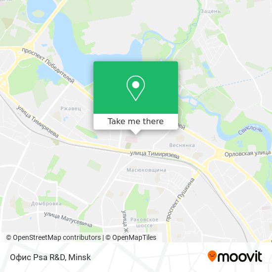 Офис Psa R&D map