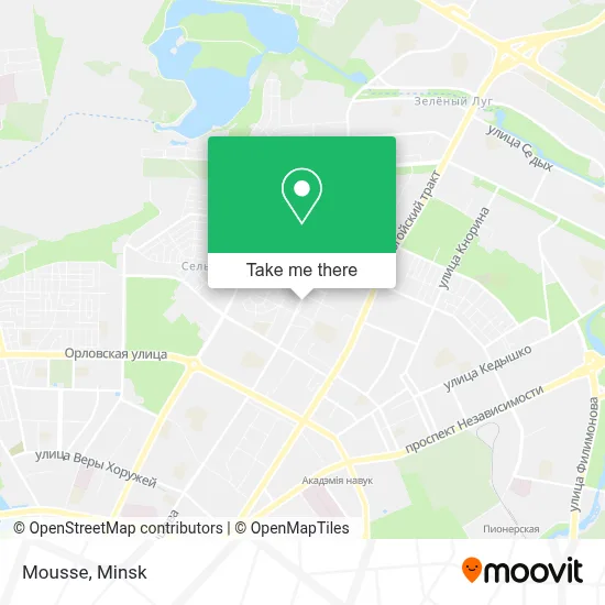 Mousse map