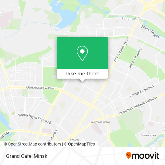 Grand Cafe map