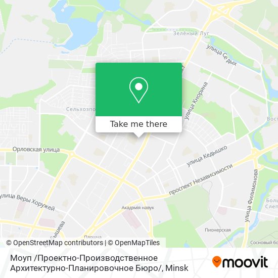 Моуп /Проектно-Производственное Архитектурно-Планировочное Бюро/ map