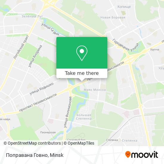 Поправана Говно map