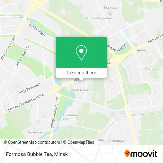 Formosa Bubble Tea map