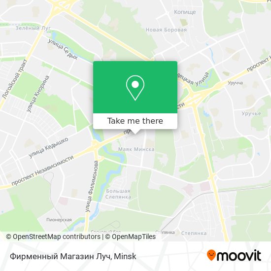 Фирменный Магазин Луч map