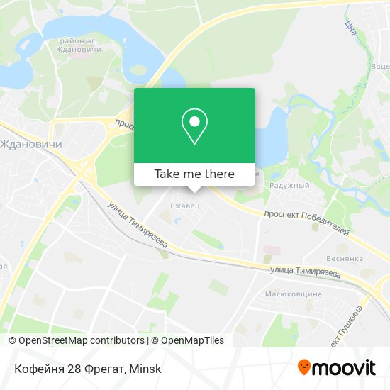 Кофейня 28 Фрегат map