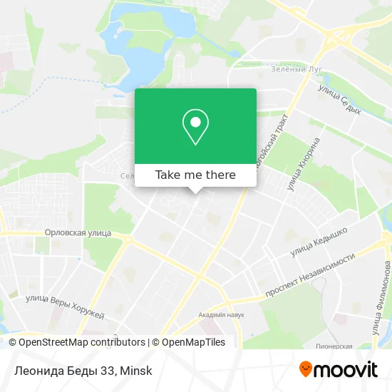 Леонида Беды 33 map