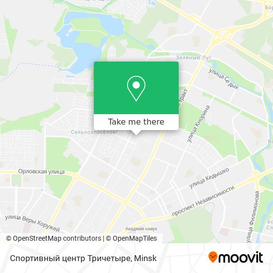 Спортивный центр Тричетыре map