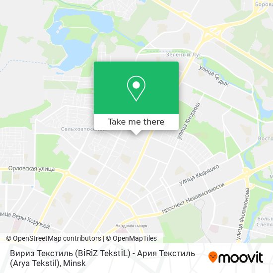 Вириз Текстиль (Bi̇Ri̇Z Teksti̇L) - Ария Текстиль (Arya Tekstil) map