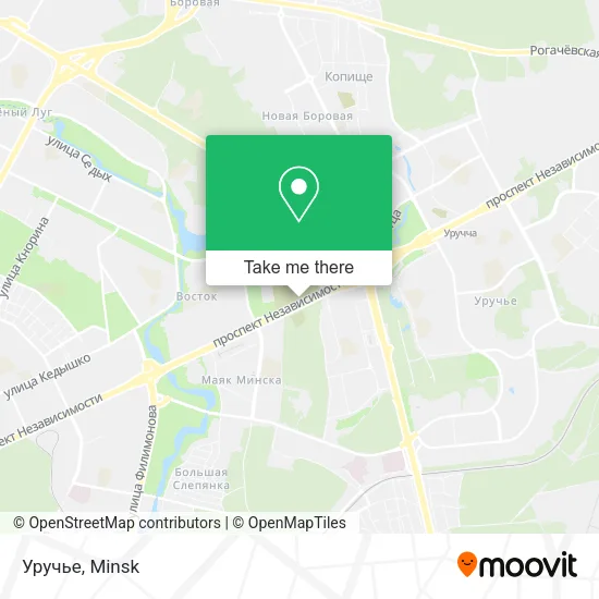 Уручье map