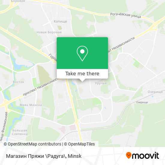 Магазин Пряжи \Радуга\ map