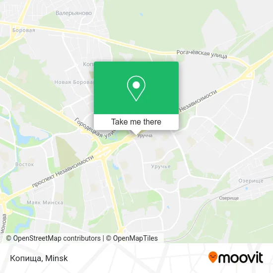 Копища map