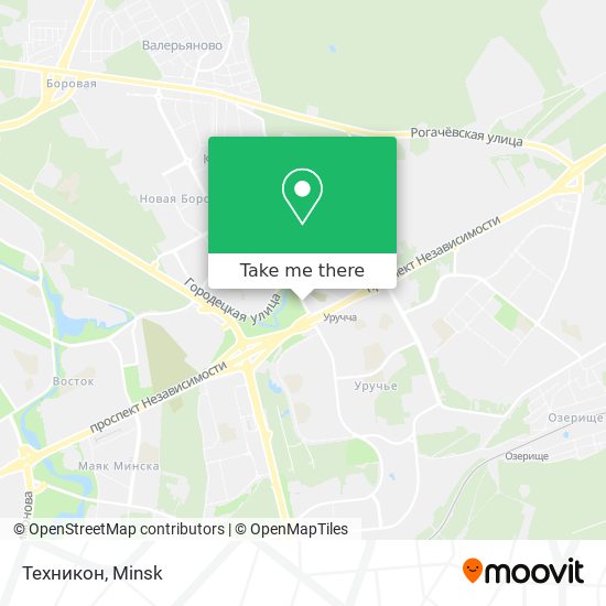 Техникон map