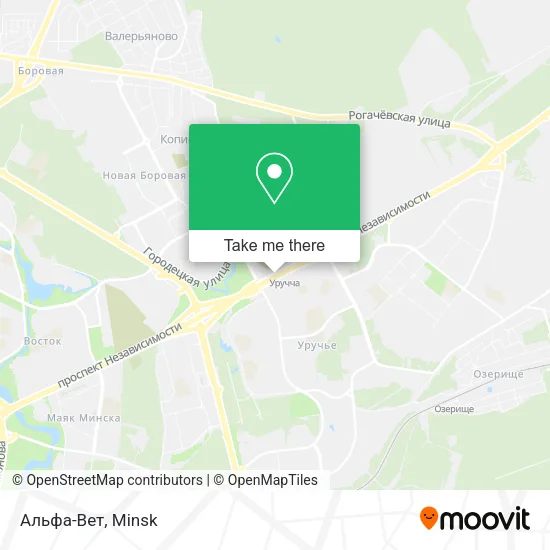 Альфа-Вет map