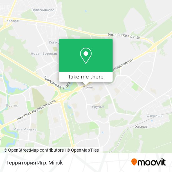Территория Игр map