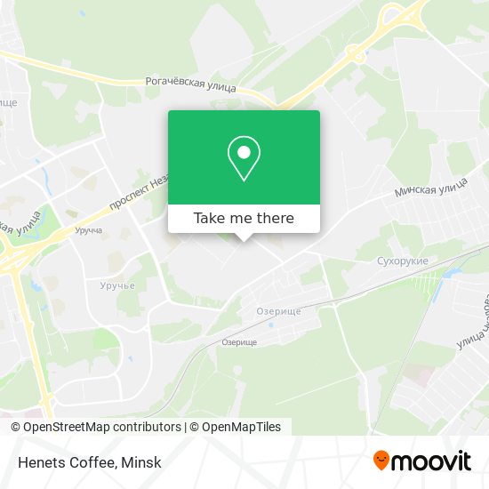 Henets Coffee map