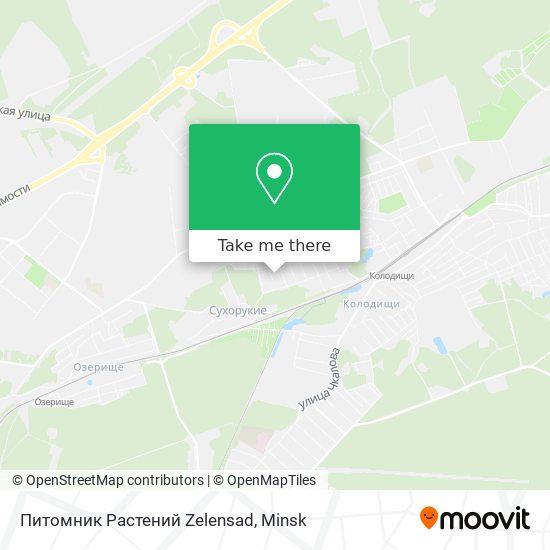 Питомник Растений Zelensad map