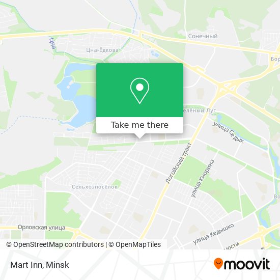 Mart Inn map