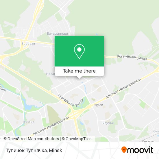 Тупичок Тупнячка map