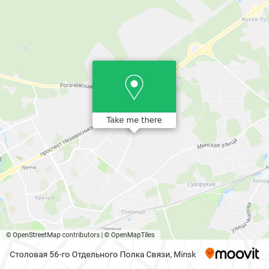 Столовая 56-го Отдельного Полка Связи map