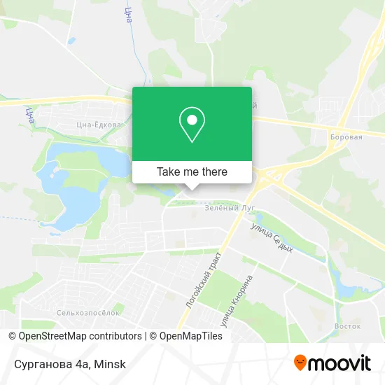 Сурганова 4а map