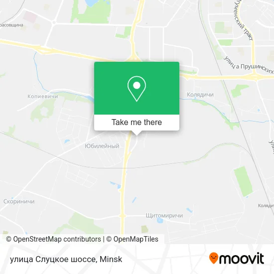 улица Слуцкое шоссе map