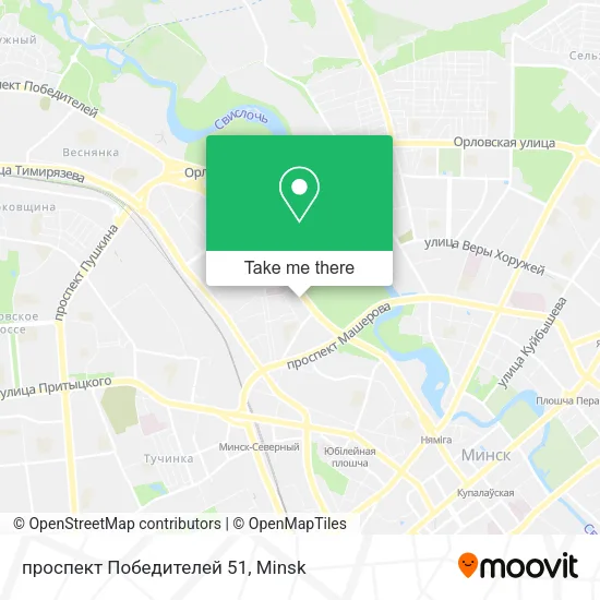 проспект Победителей 51 map