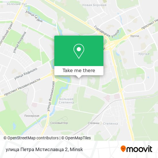 улица Петра Мстиславца 2 map