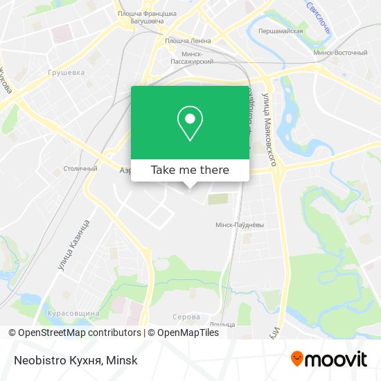 Neobistro Кухня map