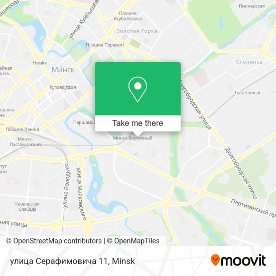 улица Серафимовича 11 map