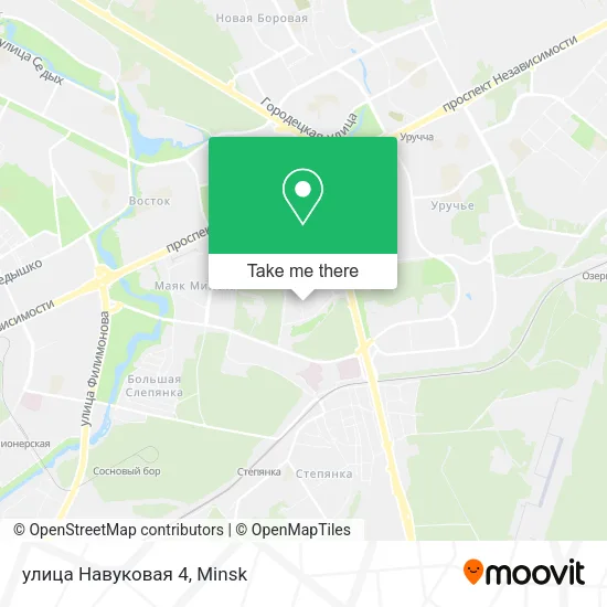 улица Навуковая 4 map
