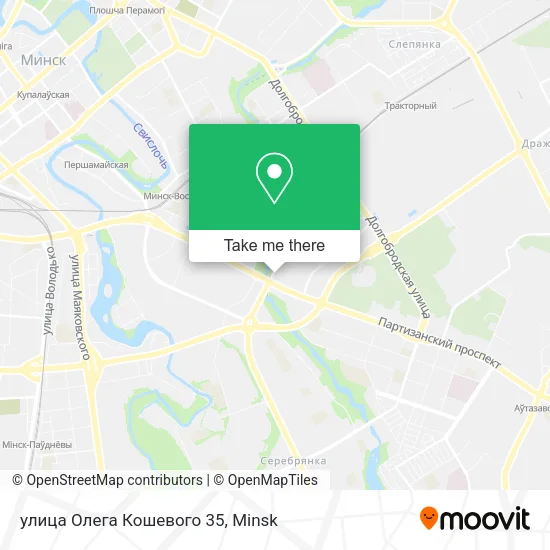 улица Олега Кошевого 35 map
