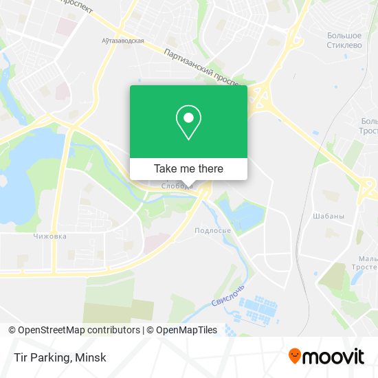 Tir Parking map