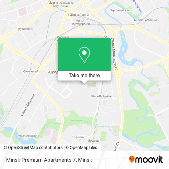 Minsk Premium Apartments 7 map