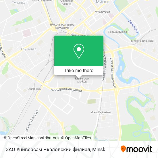 ЗАО Универсам Чкаловский филиал map