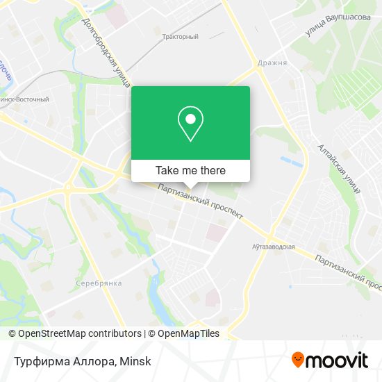 Турфирма Аллора map