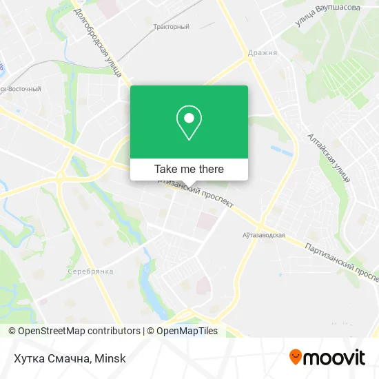 Хутка Смачна map