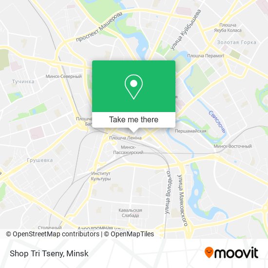 Shop Tri Tseny map