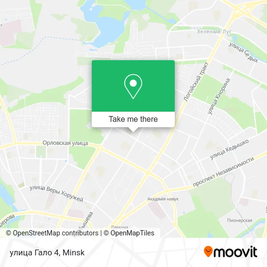 улица Гало 4 map