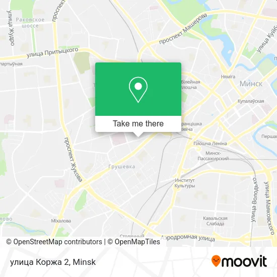 улица Коржа 2 map