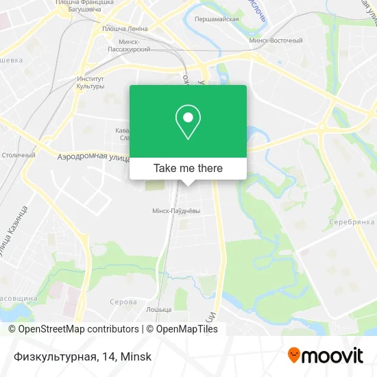 Физкультурная, 14 map