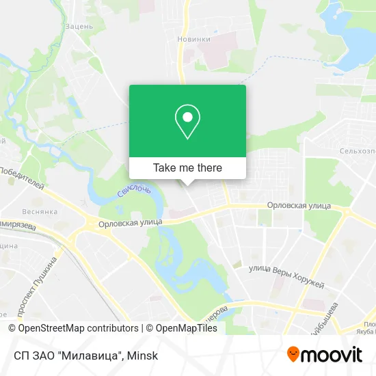 СП ЗАО "Милавица" map