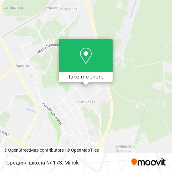 Средняя школа № 173 map