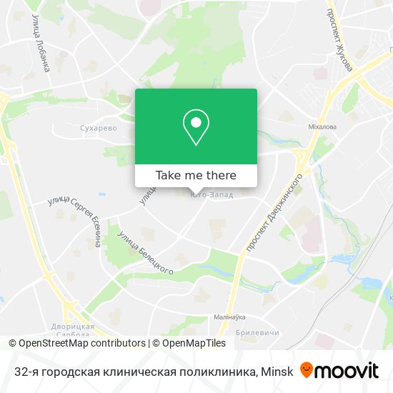 32-я городская клиническая поликлиника map