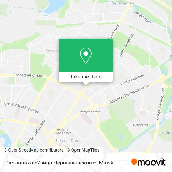 Остановка «Улица Чернышевского» map