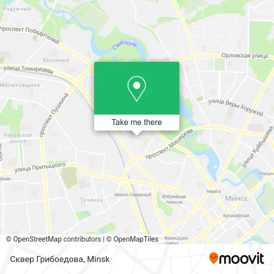 Сквер Грибоедова map