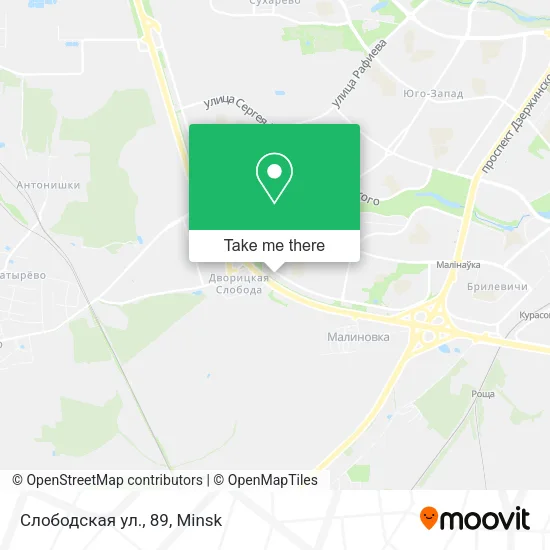 Слободская ул., 89 map