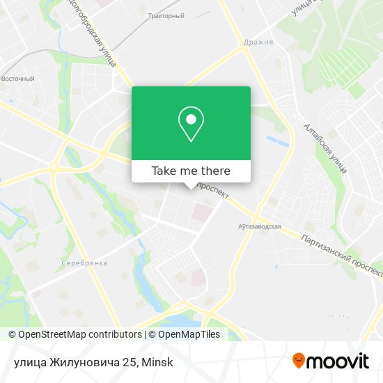 улица Жилуновича 25 map